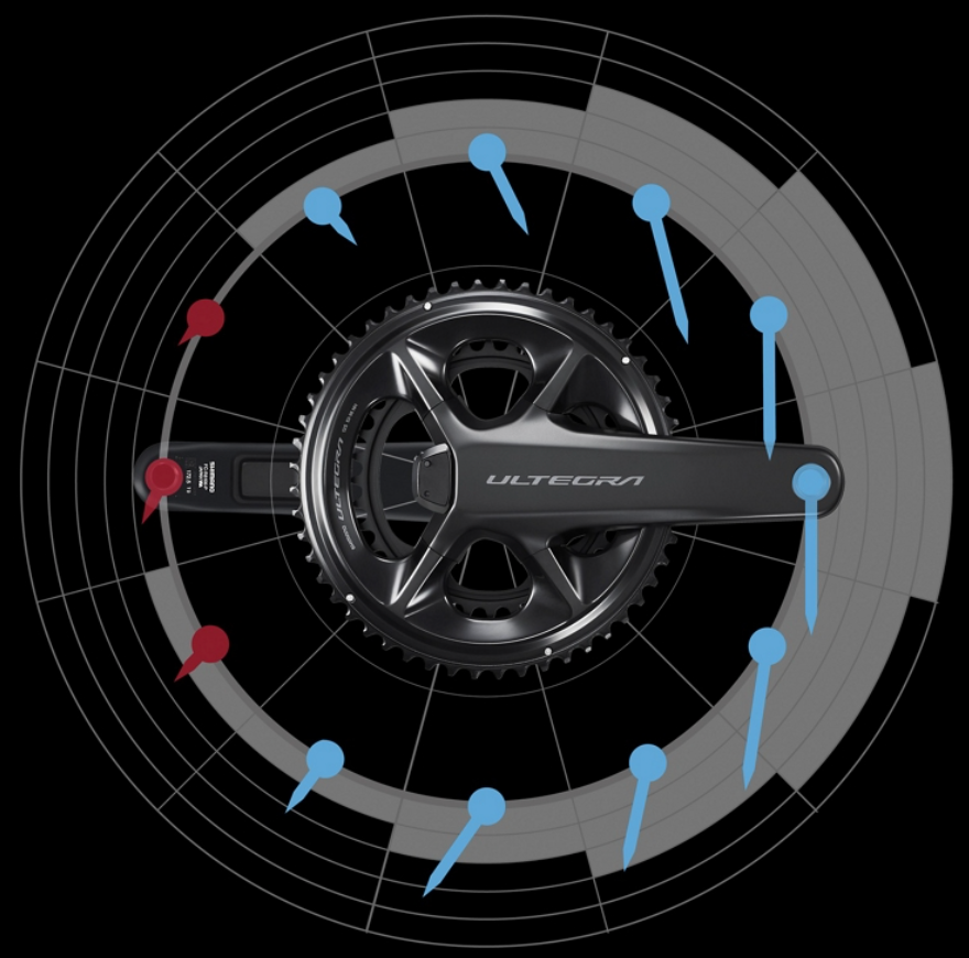 Juego de bielas Shimano FC-R8100-P Ultegra 52-36T 12Velocidades Con Potencia