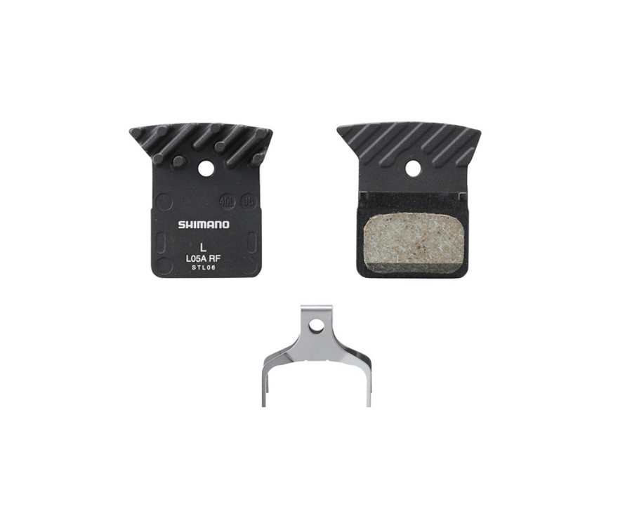 Pastilla de freno de disco shimano de resina refrigerada L05A-RF 1 PAR