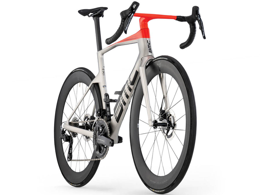 BMC Teammachine R 01 TWO (ARTIC SILVER / NEON RED)