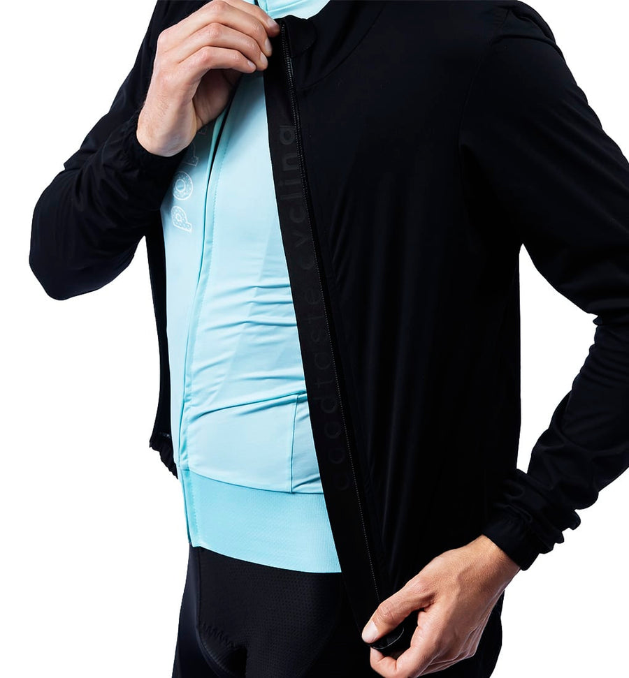 All Black Rain Jacket
