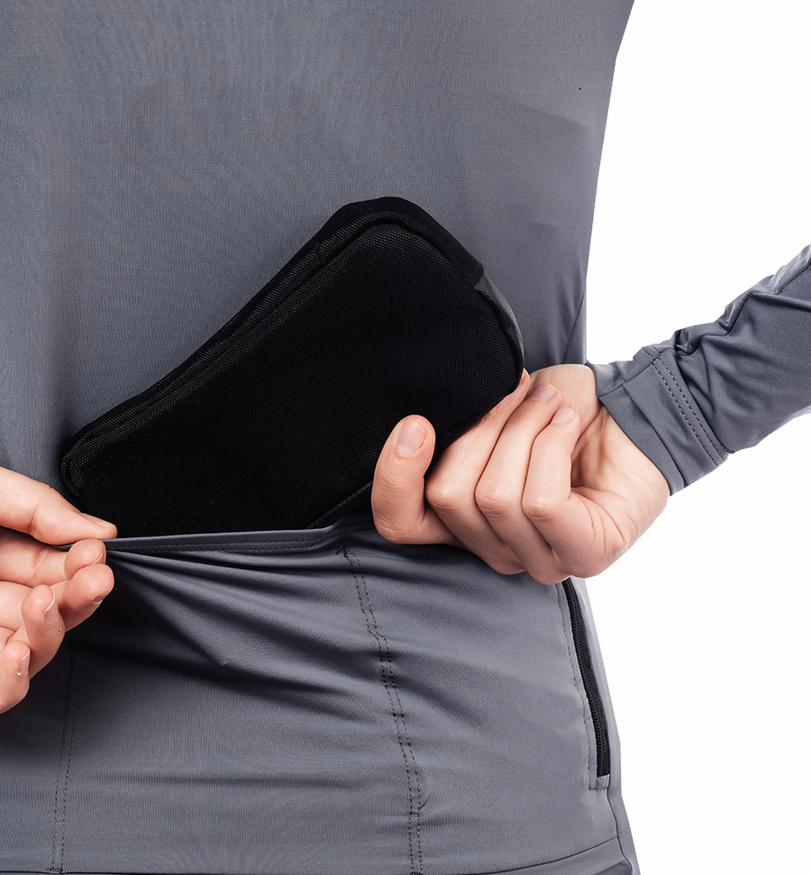 Black cycling wallet