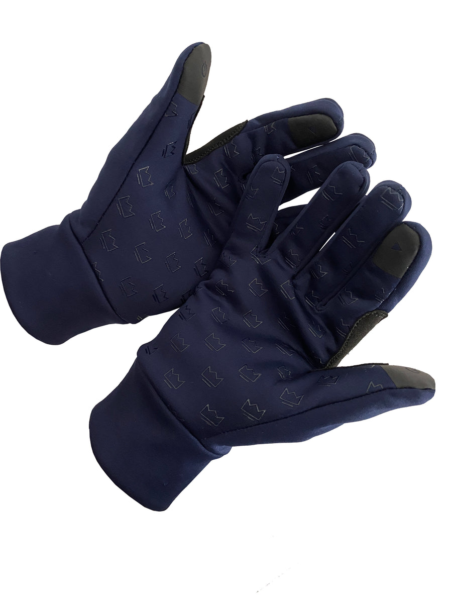 Winter Navy Blue Gloves