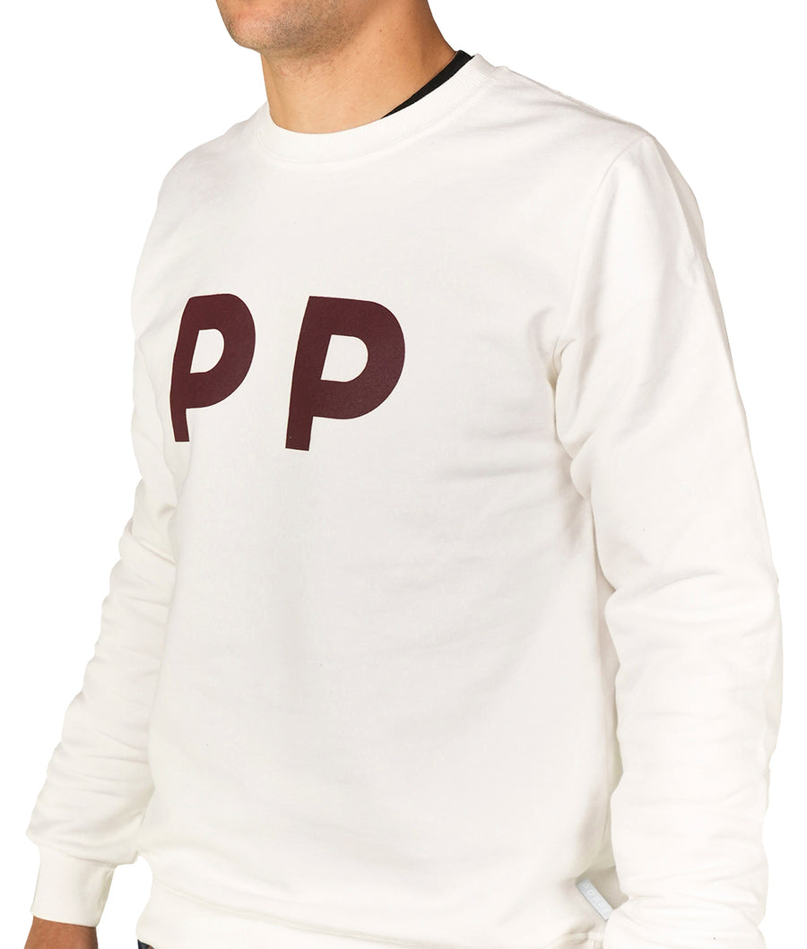 Sweatshirt PP White and wine