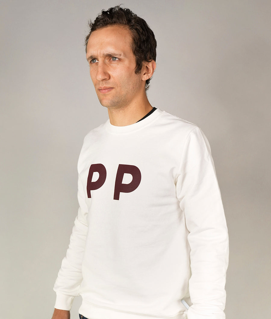 Sweatshirt PP White and wine