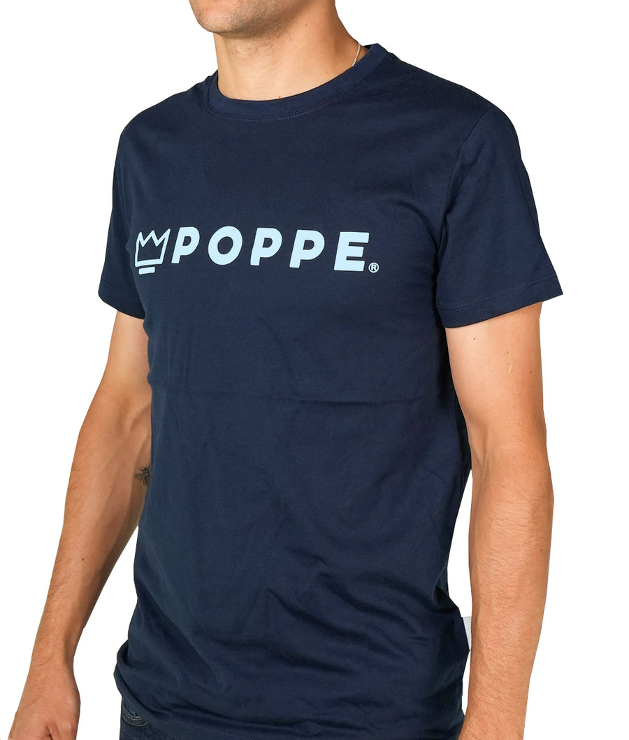 Poppe Tshirt Blue and Light Blue