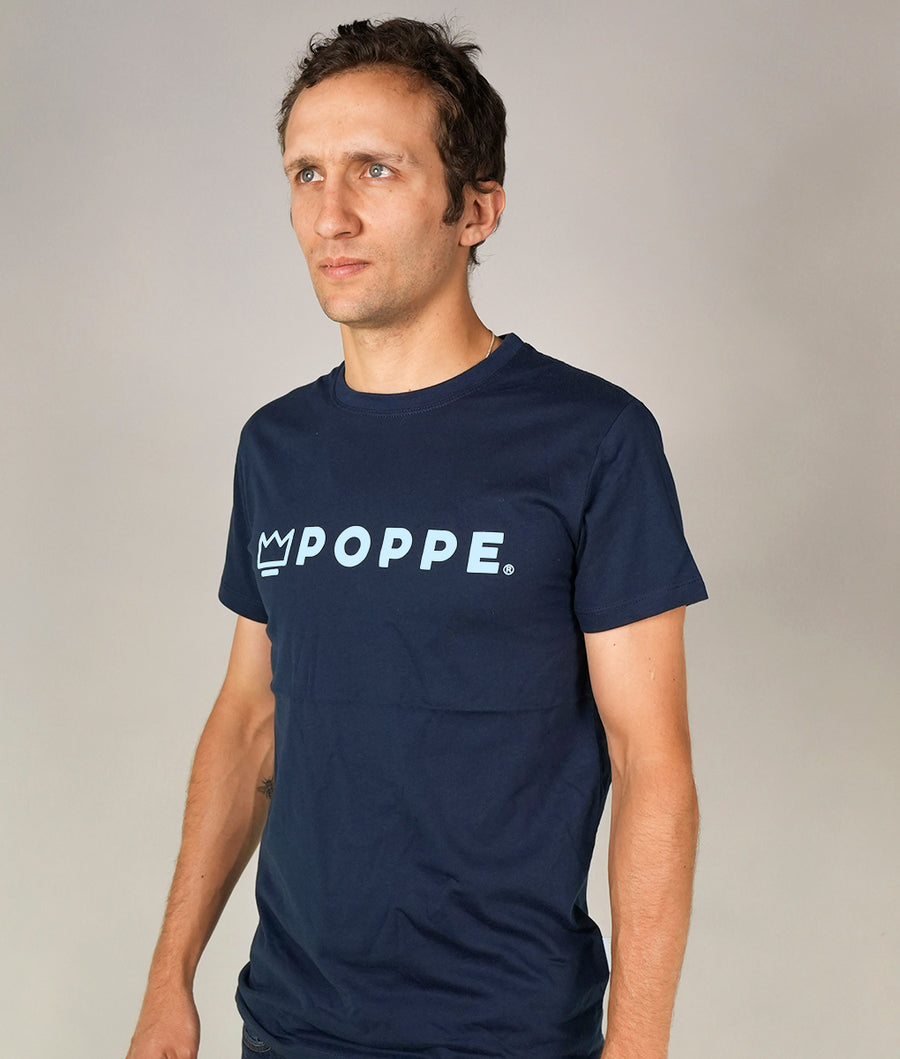 Poppe Tshirt Blue and Light Blue