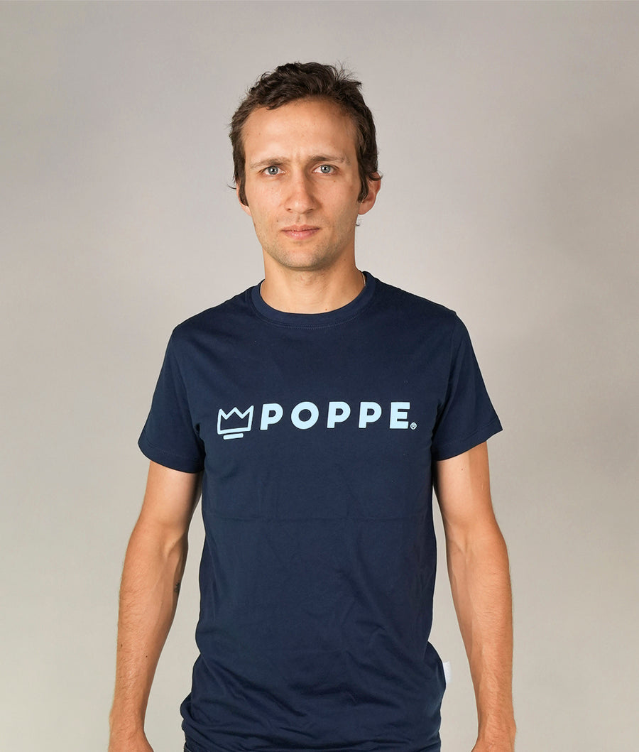 Poppe Tshirt Blue and Light Blue