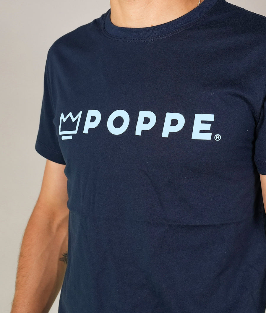 Poppe Tshirt Blue and Light Blue