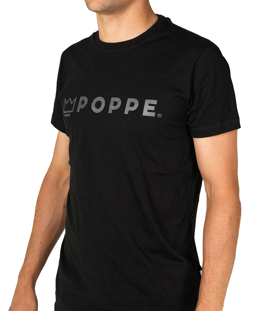 Poppe Tshirt Black and Grey