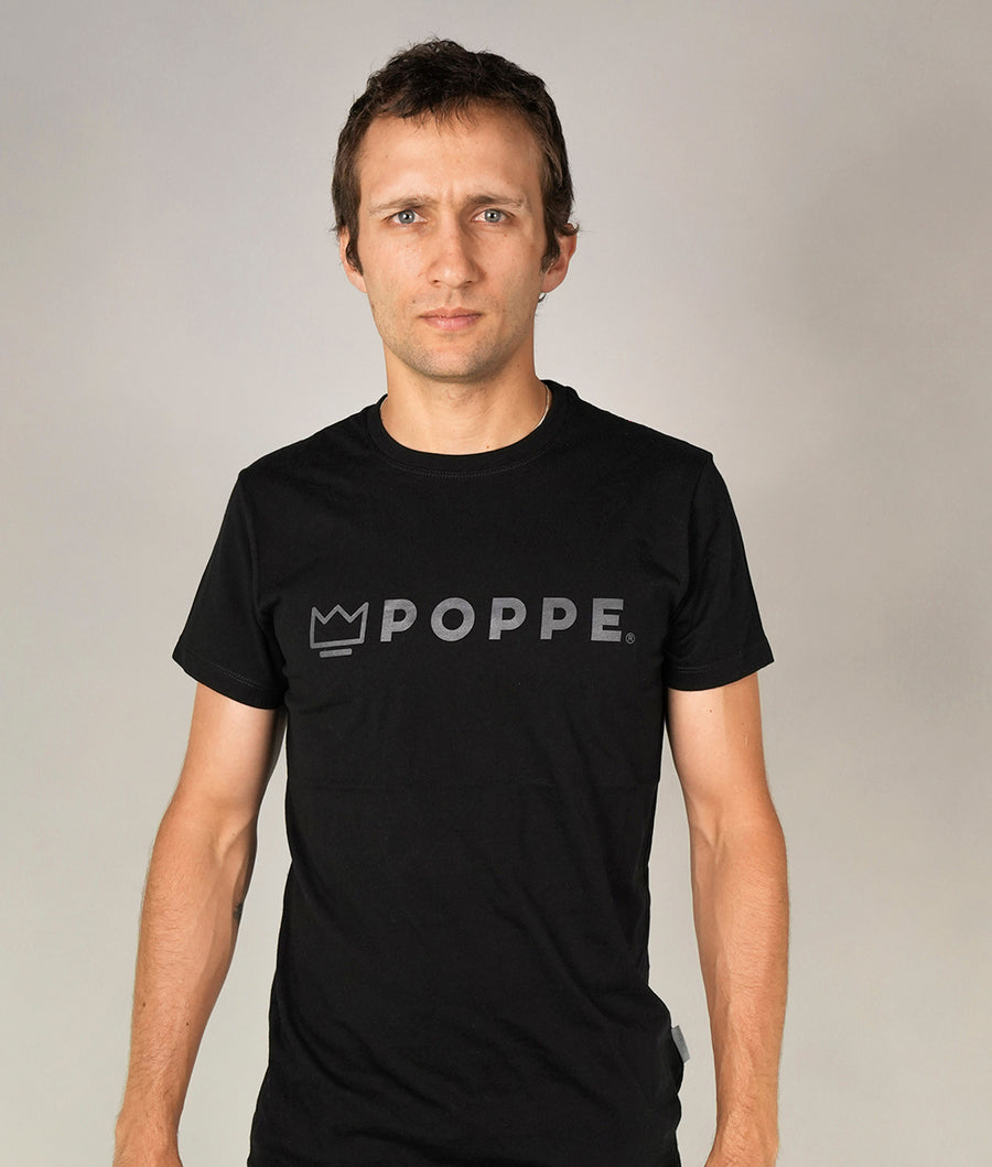 Poppe Tshirt Black and Grey