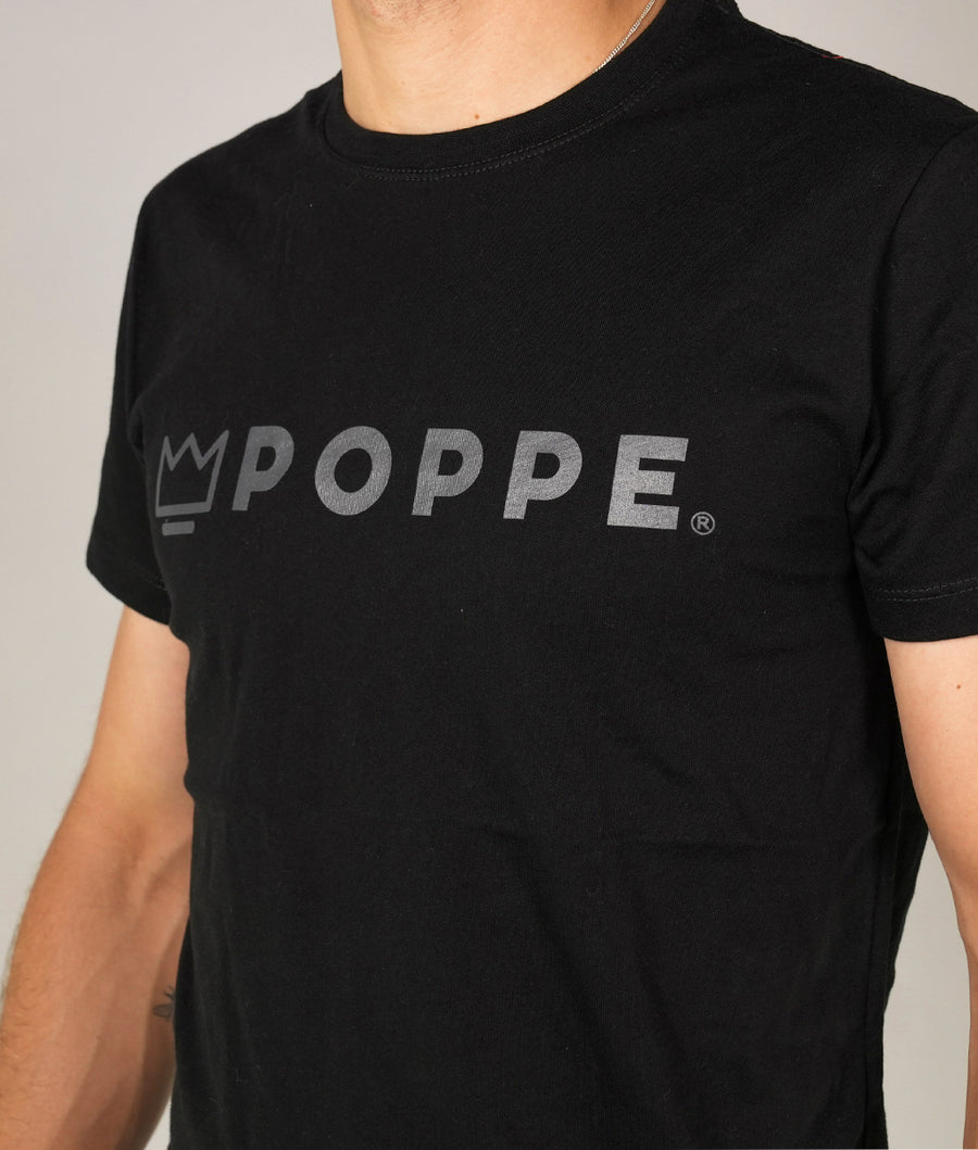 Poppe Tshirt Black and Grey
