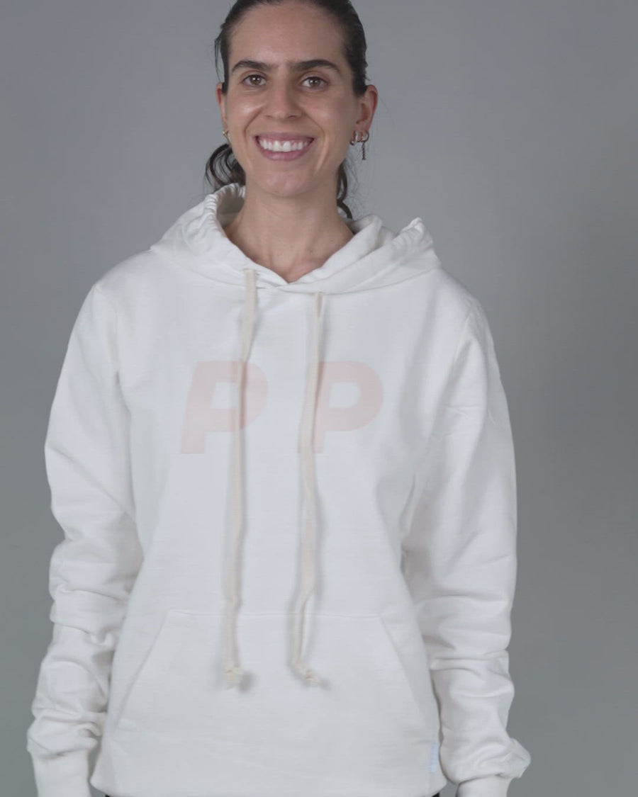 Hoodie PP White and Pink