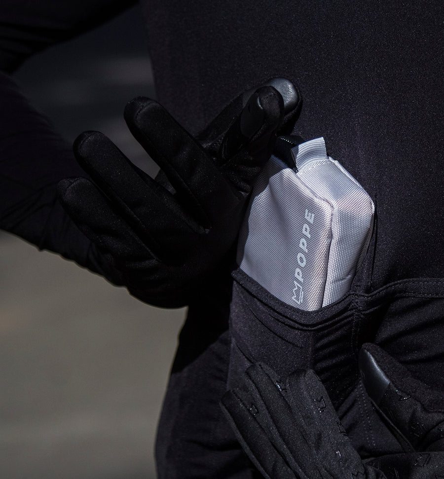 Grey cycling wallet