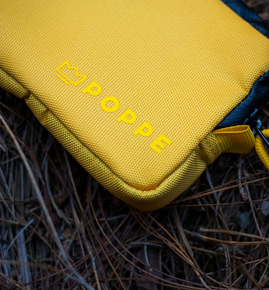 Yellow Mustard cycling wallet